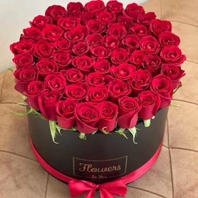 تصویر باکس گل رز قرمز 