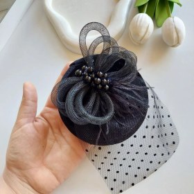 تصویر کاپ کلاه مخمل مشکی 