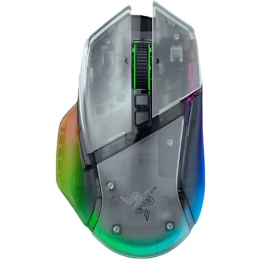 Razer Basilisk V3 Pro Phantom White - Mouse Da Gioco Wireless RGB, Sensore 35K DPI, HyperSpeed