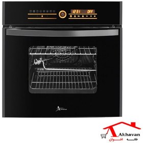 تصویر فر توکار اخوان مدل F30 مشکی Akhavan F30 Built-in Oven -Black