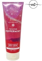 تصویر کرم بدن بس اند بادی ورکز Twisted Peppermint Bath And Body Works Twisted Peppermint Body cream