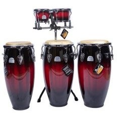 تصویر ست تومبا و بانگو Pearl مدل Elite Congas OAK 