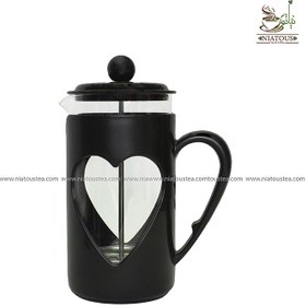 تصویر فرنچ پرس طرح قلبی 