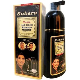 تصویر شامپو رنگ مو مجیک سوبارو مشکی طبیعی - 400 میلی لیتر Subaru Magic Hair Color Shampoo Natural Black - 400ml