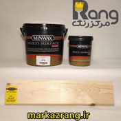 تصویر رنگ چوب پایه آب مینوکس ۱ لیتری بدون بو و غیر سمی 