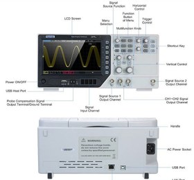 تصویر اسیلوسکوپ دیجیتالی هانتک مدل HANTEK DPO-6202C ( اصلی ) oscilloscope