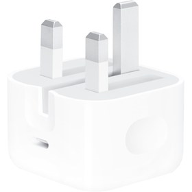 تصویر آداپتور اصلی آیفون ۲۰ وات Adapter 20w 3 pin iPhone