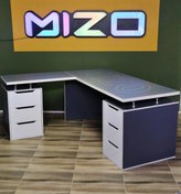 تصویر میزگیم و استودیو کد: L2 - طوسی سفید Game table and studio