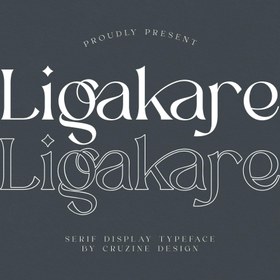 تصویر Ligakare Modern Serif 