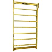 تصویر نردبان سوئدی چوبی 9 پله 