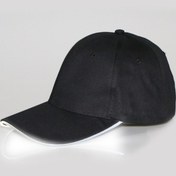 تصویر کلاه با لبه LED دار 