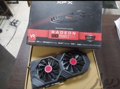 تصویر کارت گرافیک rx580 استوک در حد 