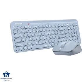 تصویر کیبورد و ماوس بی سیم ای فورتک مدل FG3300 Air2 A4tech FG3300 Air2 Wireless Silent Keyboard and Mouse