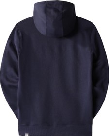 تصویر هودی مردانه در رنگ سرمه‌ای مدل Drew Peak برند the north face Drew Peak Pullover Hoodie Mens Hoodie Sweatshirt Navy