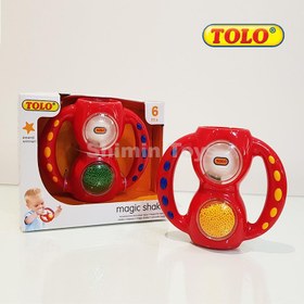 تصویر جغجغه ساعت شنی تولو Tolo Toys Magic Shaker Rattle