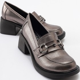 تصویر کفش کلاسیک پاشنه بلند راسته زنانه - Luvi 124-7116 