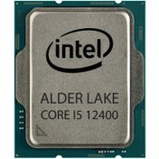 تصویر پردازنده اینتل مدل Core i5-12400 Intel Core i5-12400 2.50GHz FCLGA 1700 Alder Lake CPU