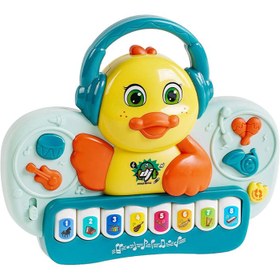 تصویر اسباب بازی ارگ آموزشی موزیکال طرح اردک Duck Piano Toy_اسباب بازی نوزادی 