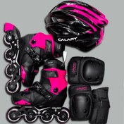 تصویر اسکیت بچه گانه کالاری مدل T2 صورتی 