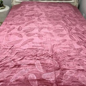 تصویر پتو مسافرتی(ارسال رایگان)دونفره طرح پر بندر گناوه 