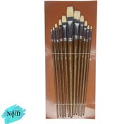 تصویر ست قلم مو تخت پارس آرت ۱۱ عددی کد ۱۱۱۱ 