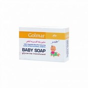 تصویر صابون بچه گلیسیرینه گیاهی گلمر ۸۵ گرم Golmar Glycerin Translucent Baby Soap 85 gr