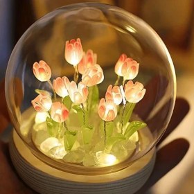 تصویر گوی شیشه ای لاله 