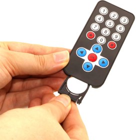 تصویر ماژول کنترل از راه دور مادون قرمز HX1838 مناسب برای رزبری پای 