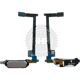 تصویر فلت فینگر و اثر انگشت سامسونگ NOTE 4 / N910 گلد 