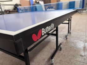 تصویر میز پینگ پنگ 8 چرخ 16 میل MDF 