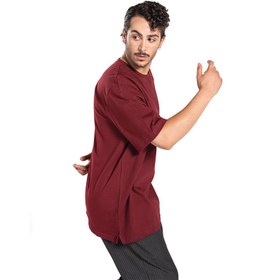 تصویر تیشرت زرشکی زیگ zig مدل basic کد433 