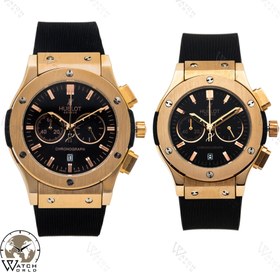 تصویر ساعت مچی عقربه ای ۴موتوره ست زنانه و مردانه هابلوت کرنوگراف - مردانه HUBLOT GENEVE BIG BANG