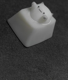 تصویر دکمه کیبورد مکانیکال مدل گربه cat mechanical keycap