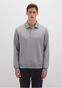 تصویر سویشرت آستین استاندارد راسته مردانه | ماوی Mavi 0S10420 