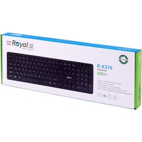 تصویر کیبورد رویال مدل R-K376 Royal R-K376 Keyboard