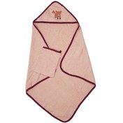 تصویر حوله دو تیکه نوزادی حوله و لیف برند لوپیلو کد kids543 