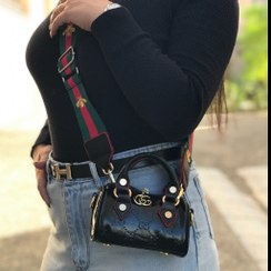 تصویر کیف زنانه‌ مینی بگ GUCCI وارداتی ورنی کد 1038 