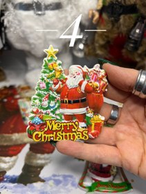 تصویر مگنت یخچال طرح کریسمس مناسب تزیین یخچال - 4 