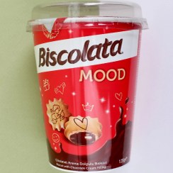 تصویر بیسکوییت شکلاتی بیسکولاتا لیوانی 125 گرمی - biscolata mood بیسکویت و ویفر 125 گرمی بیسکولاتا شکلاتی