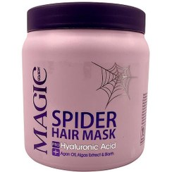 تصویر ماسک مو تقویت کننده مجیکالر مدل عنکبوتی مناسب برای موهای آسیب دیده حجم 1000 میلی لیتر 