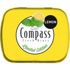 تصویر خوشبو کننده دهان بدون شکر با طعم لیمو کامپاس Compass خوشبوکننده دهان لیمو