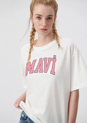 تصویر تی شرت آستین کوتاه زنانه ماوی ا mavi | 1600843-80194 mavi | 1600843-80194