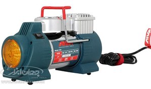 تصویر کمپرسور باد فندکی تک سیلندر آروا کد ۵۱۳۰ Arva 5130 Car air Compressor