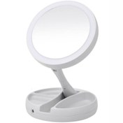 تصویر رینگ لایت و آینه آرایشی کد 001 