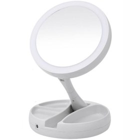 تصویر رینگ لایت و آینه آرایشی کد 001 