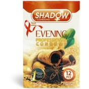 تصویر کاندوم ایونینگ خاردار حلقوی دارچینی 12تایی شادو Shadow Evening Professional Condom 12pcs