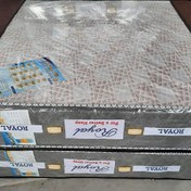 تصویر تشک رویال سایز ۲۰۰ در ۱۸۰ طبی فنری دو نفره با ۱۱ سال ضمانت 