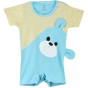 تصویر سرهمی نوزادی آبی روشن نیل کوک Nilkouk طرح تدی مدل RAm3-1 