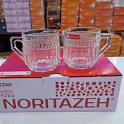 تصویر فنجان ۶ عددی نوری تازه مدل سزار 