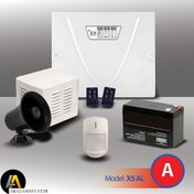 تصویر دزدگیر اماکن کلاسیک مدل X5 پک کامل با ۴ چشمی و ریموت 